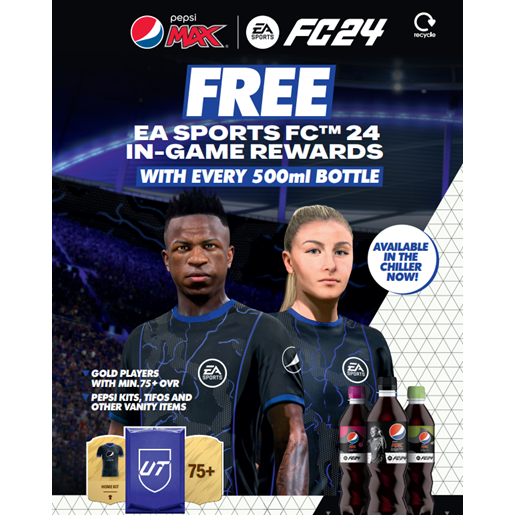 Pepsi MAX unveils on-pack promotion with EA SPORTS FCTM 24 - Asian Trader -  Business & Industry, News, Analysis